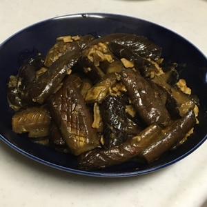 素を使わずに麻婆茄子